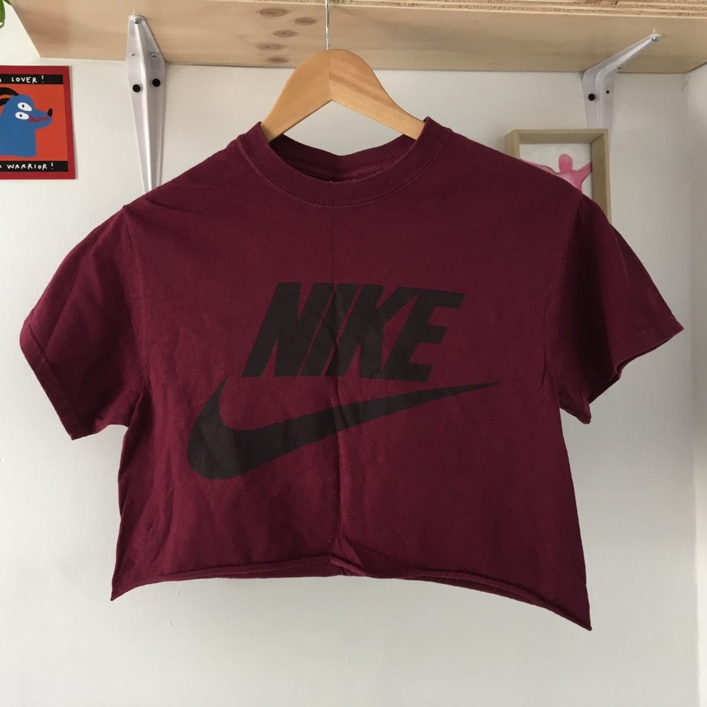 Nike Crop top burgundy